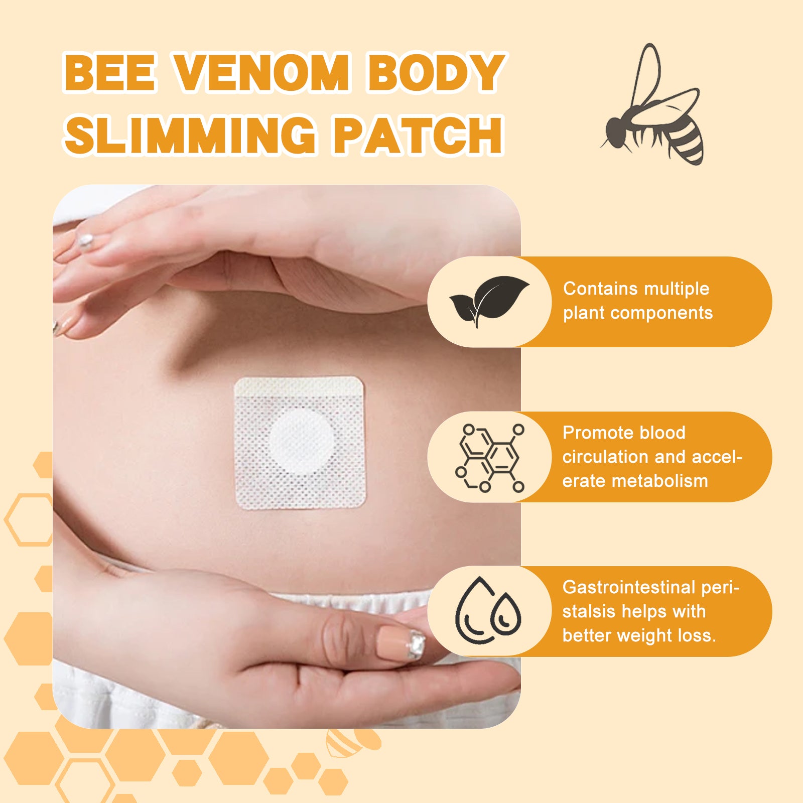Navel patch short-wear routine