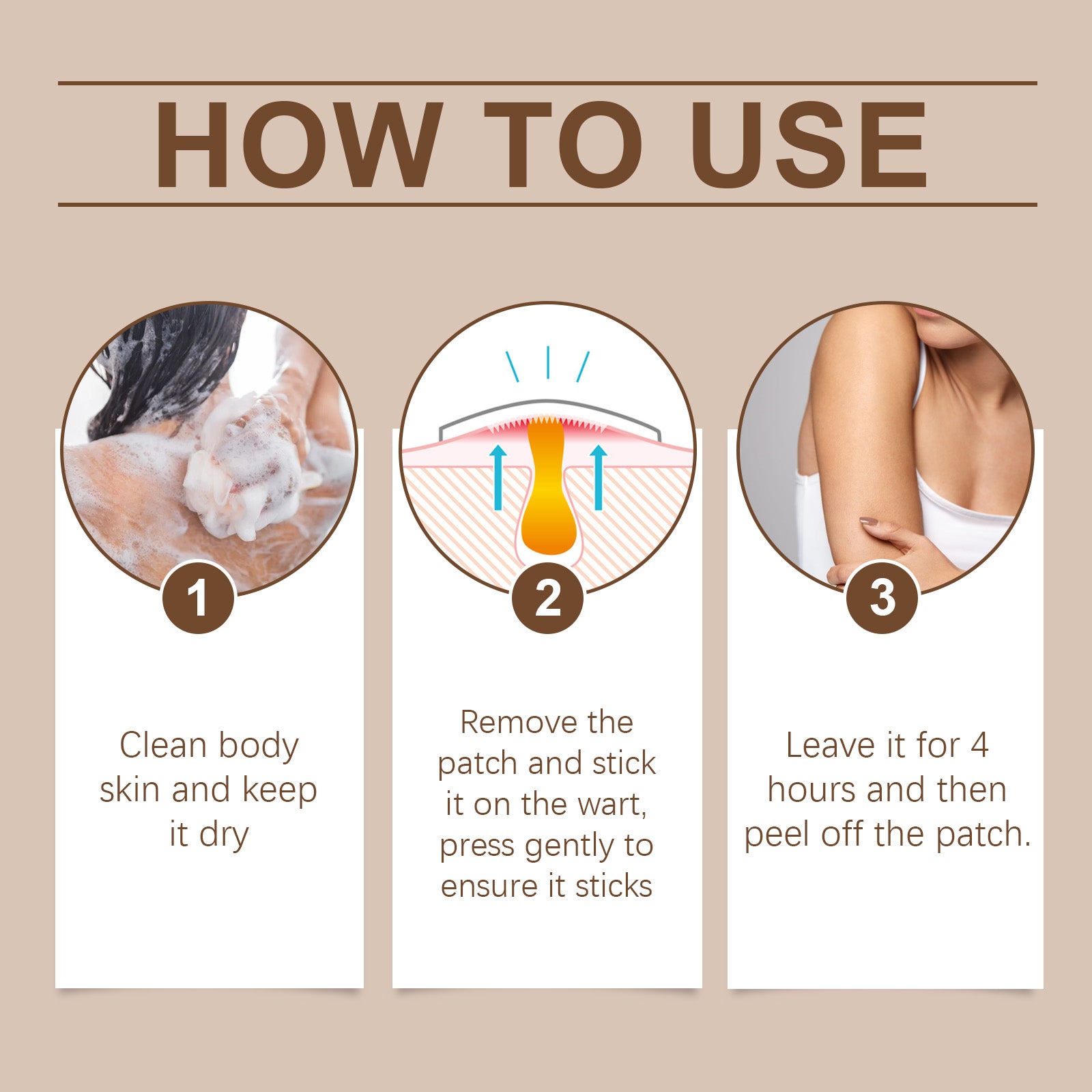 How to apply XIMONTHS wart care patch