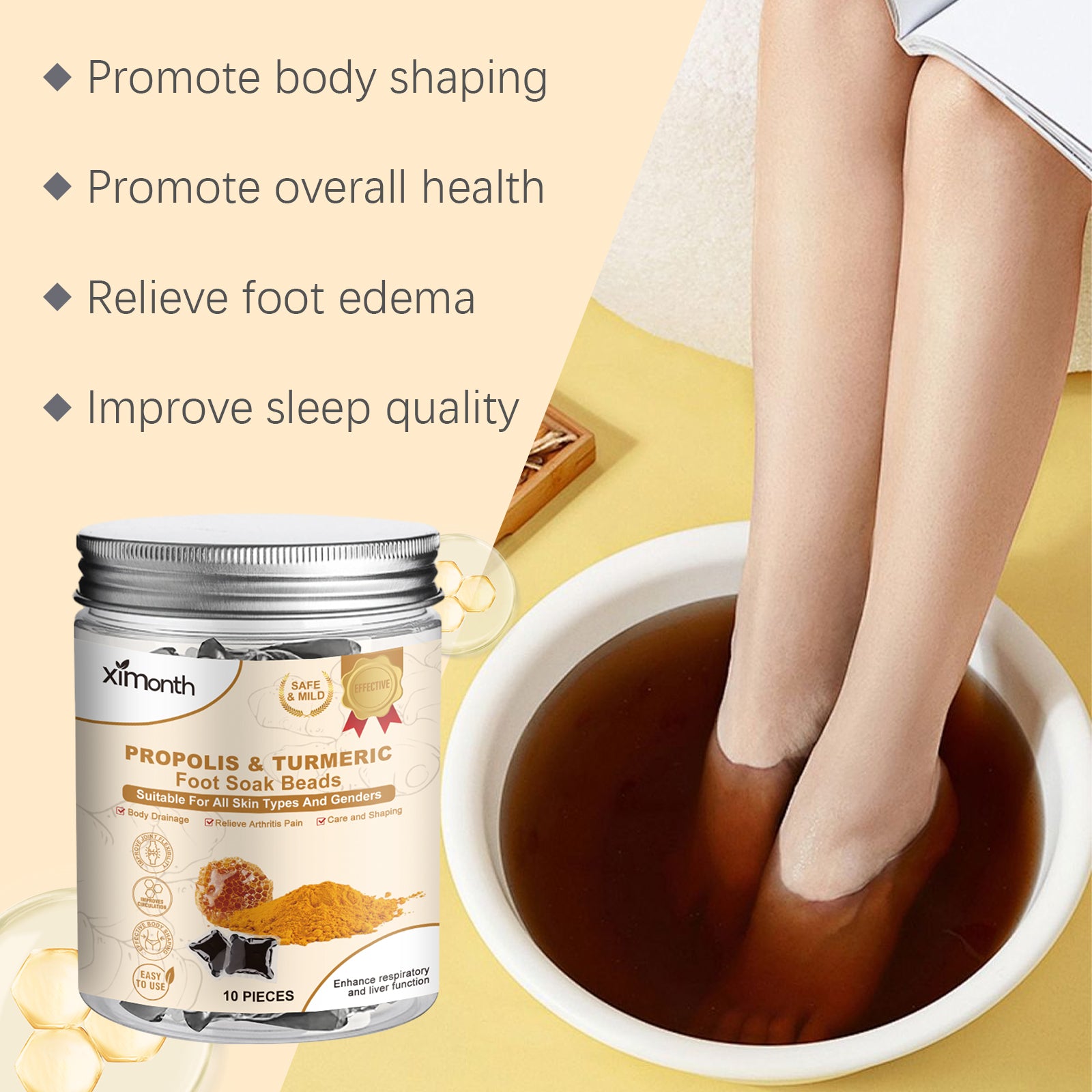 Mugwort propolis turmeric foot soak ingredients