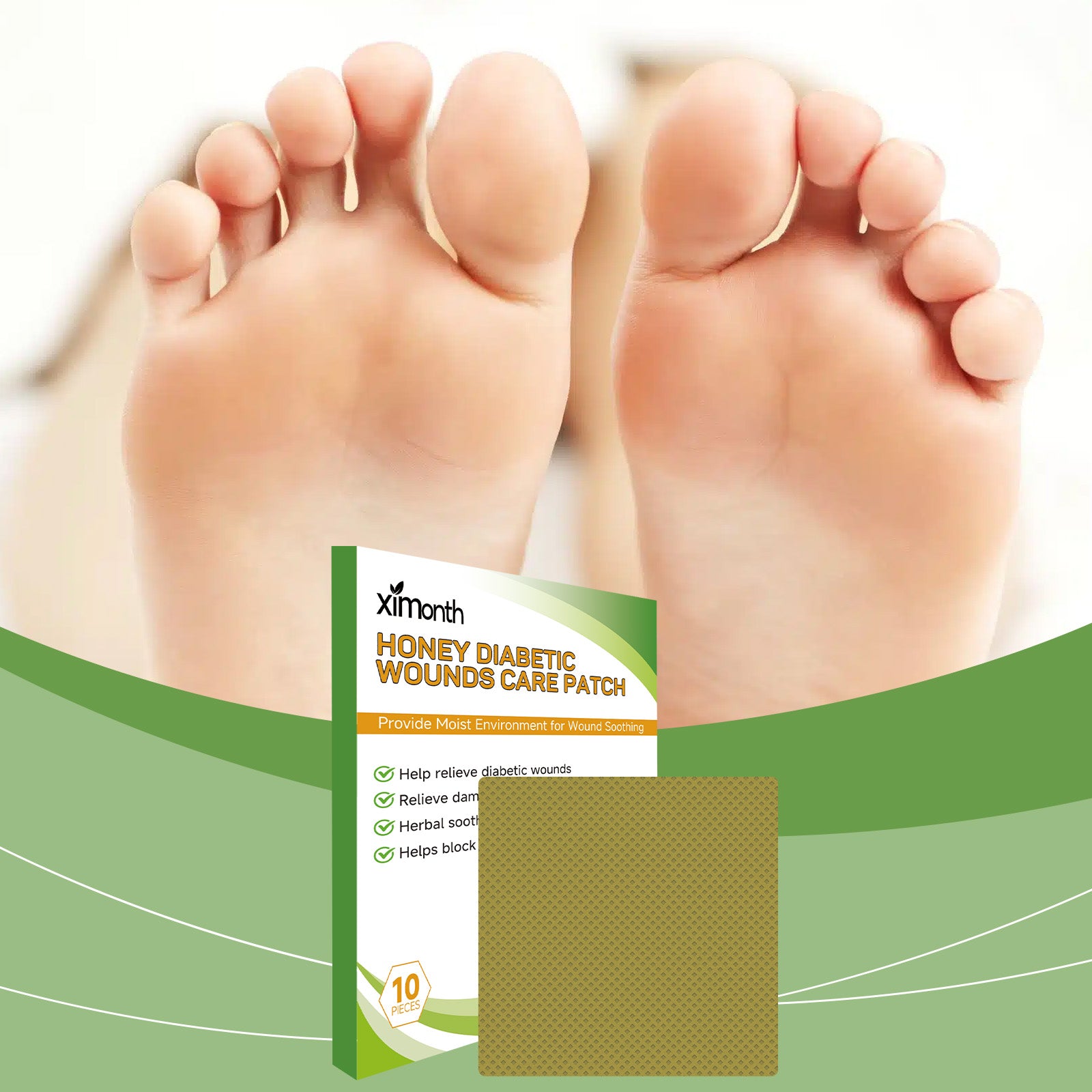 Herbal adhesive skin cover patch