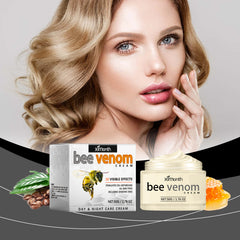 Bee venom facial moisturizer for day and night care