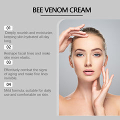 Bee venom face cream ingredients with coffee extract