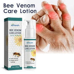 Bee venom pain relief lotion for joint massage