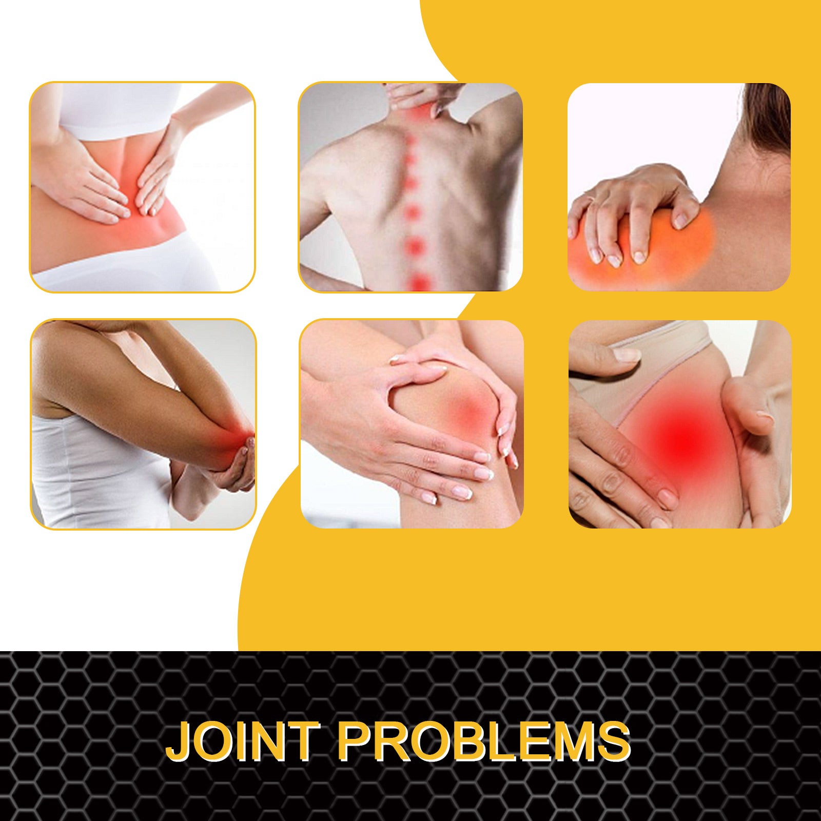 Melittin Bee Venom Joint Soothing Gel used on elbows, back, and other joints to reduce pain and stiffness