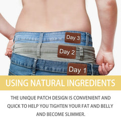 Navel patch application for topical body care