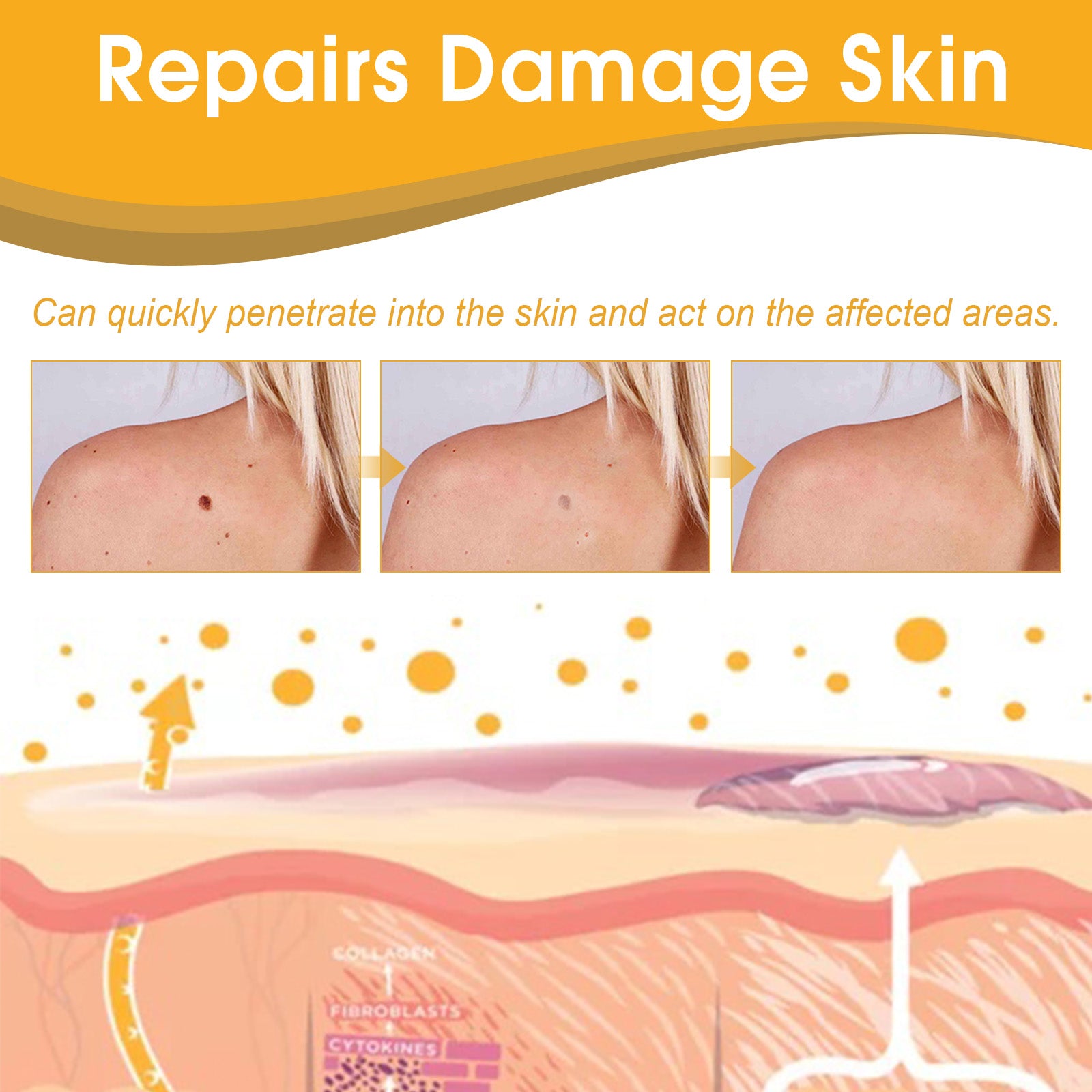 Bee venom repair spray for rough-looking skin