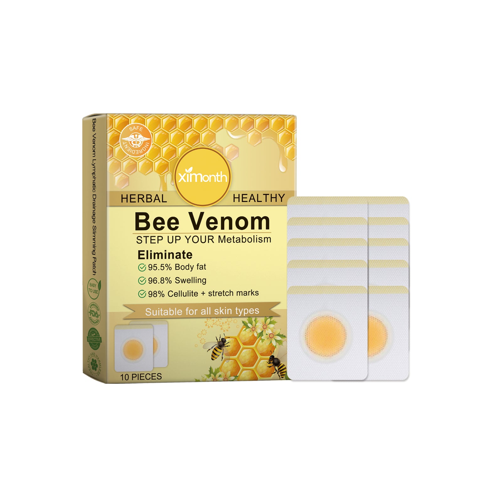 XIMONTHS bee venom belly care patch