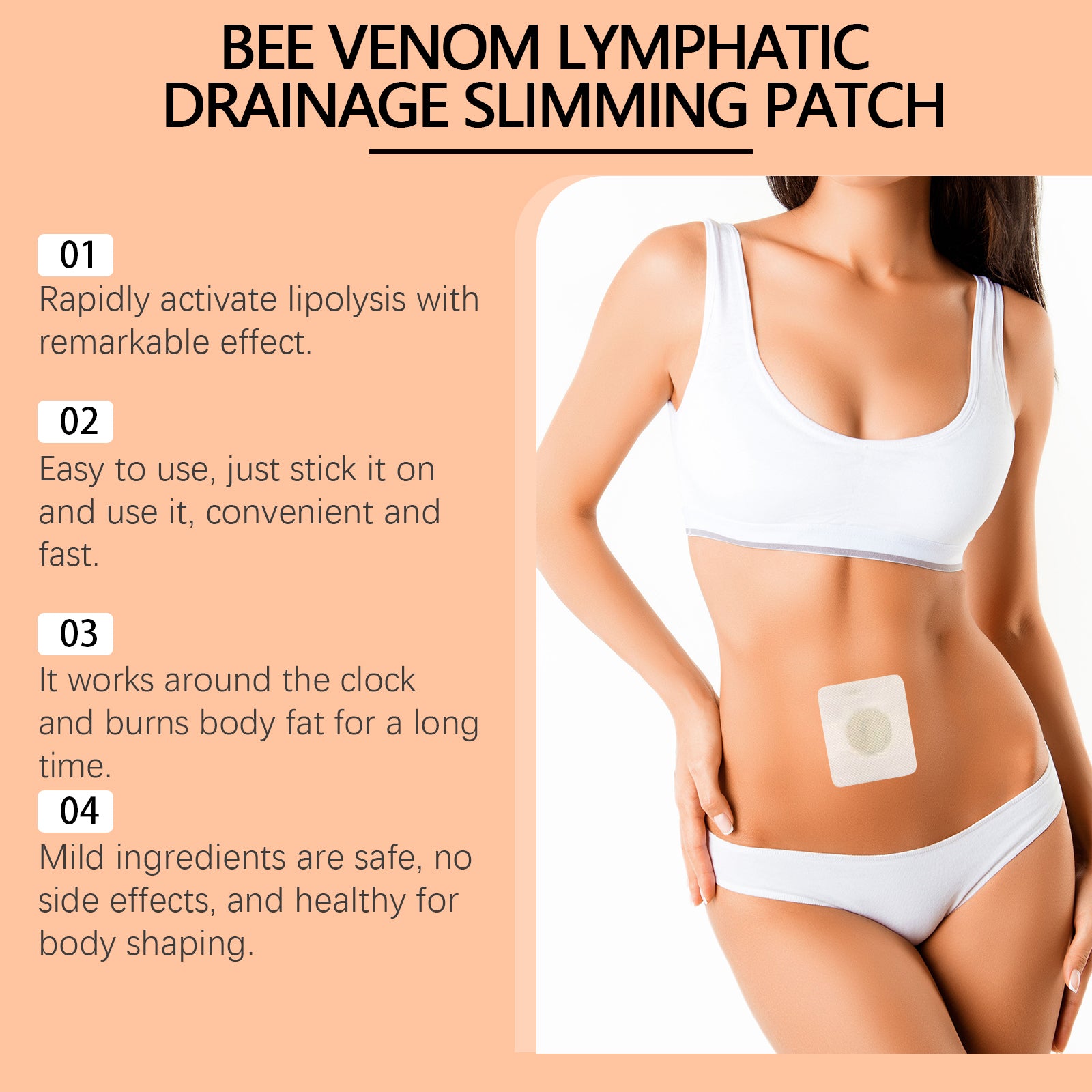 Body care patch with ginger extract