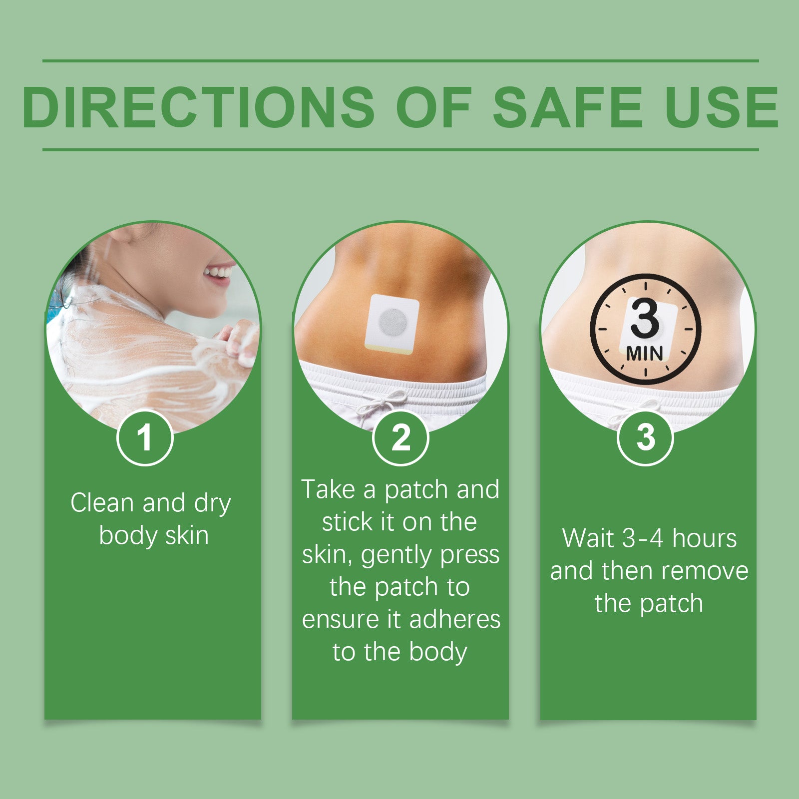 How to use XIMONTHS navel care patch