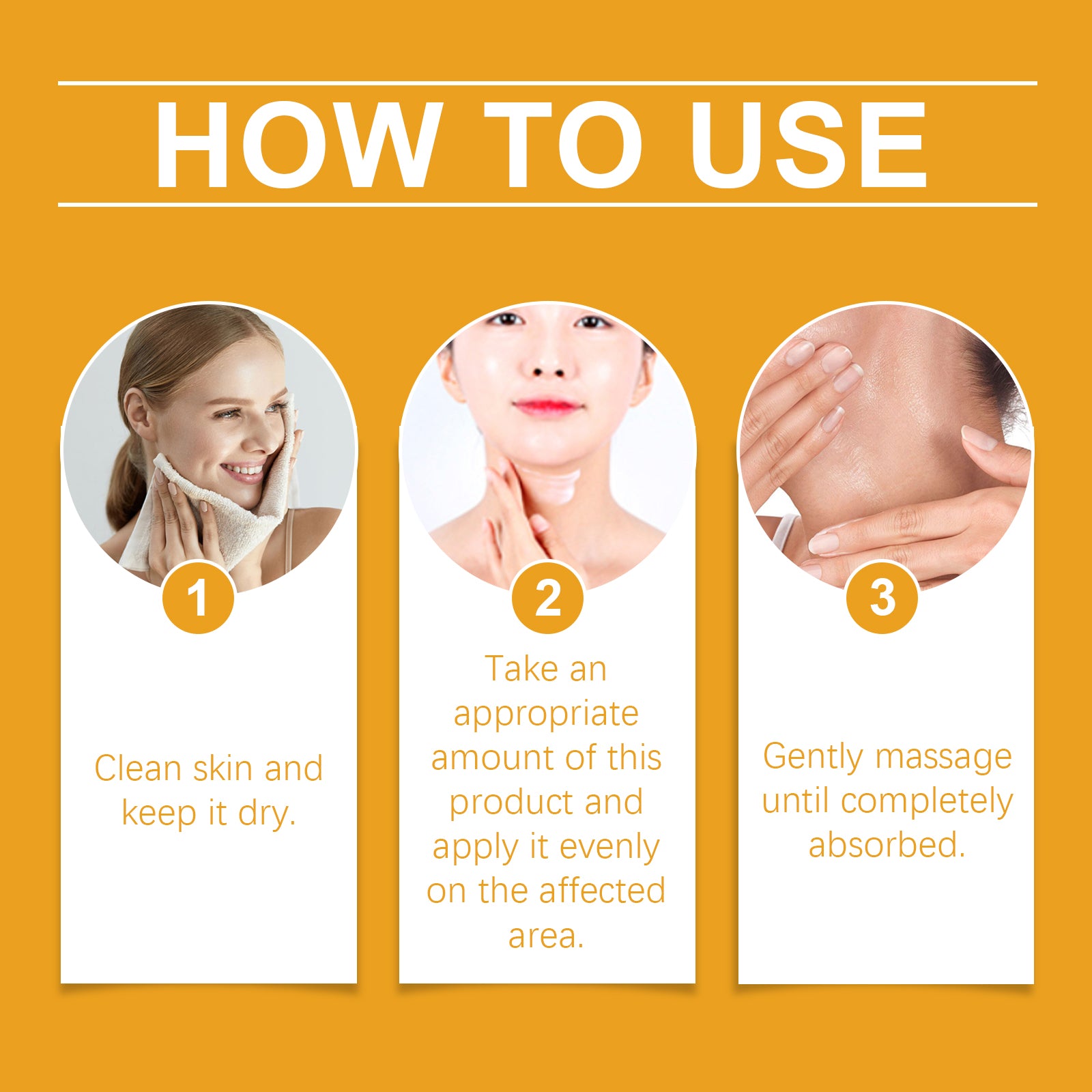 How to apply XIMONTHS skin care paste