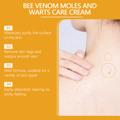 Smooth-looking skin care cream texture