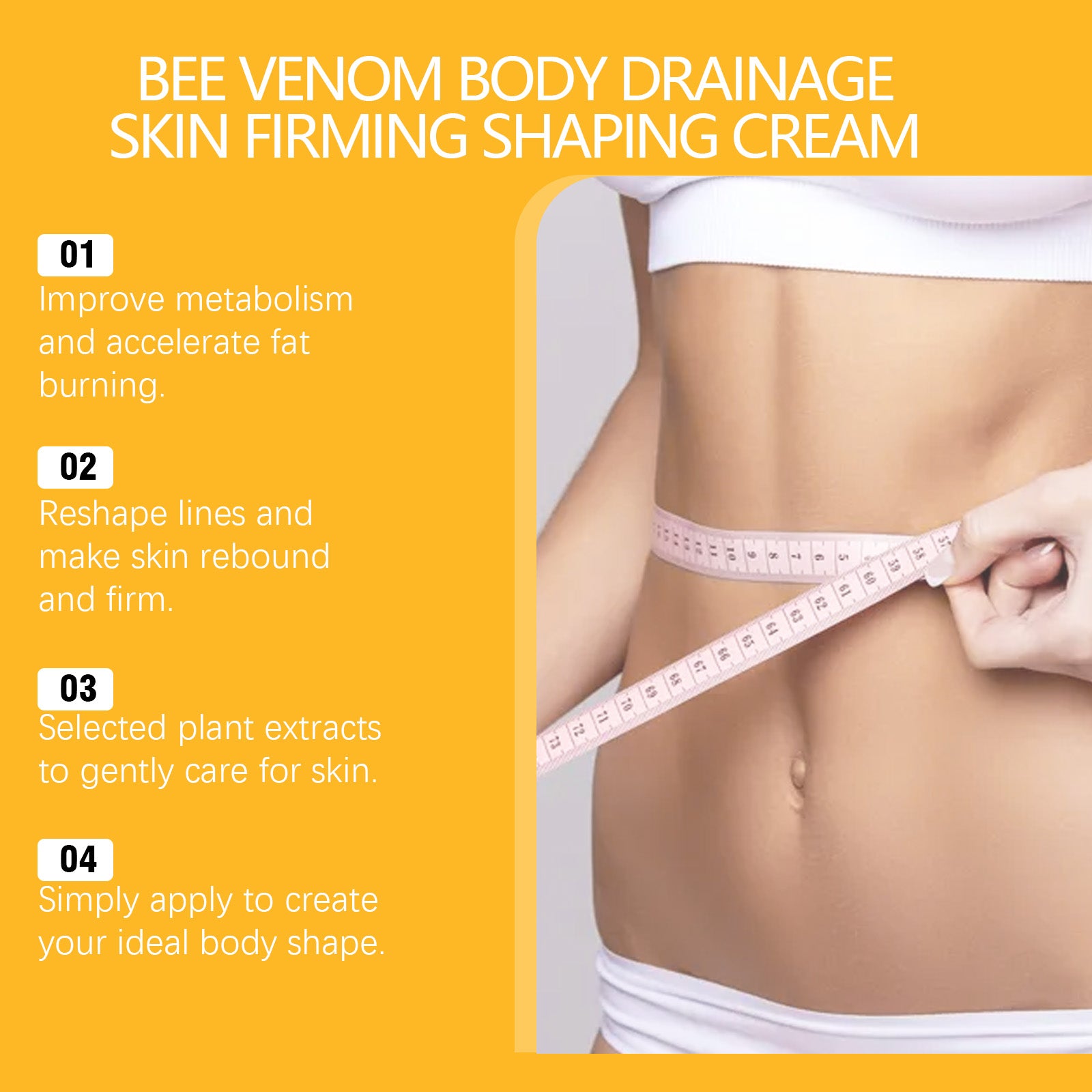 Tummy and curve body-care cream texture