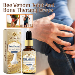 Knee joint pain relief with Ximonths Bee Venom Joint and Bone Therapy Drops for everyday discomfort.
