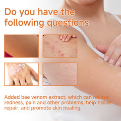 Gentle skin care cream texture