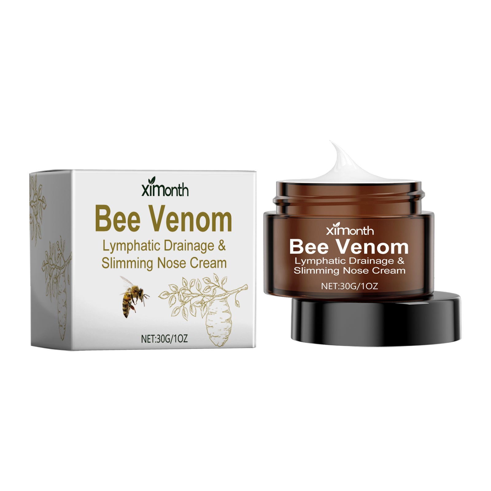 XIMONTHS bee venom botanical nose contour cream