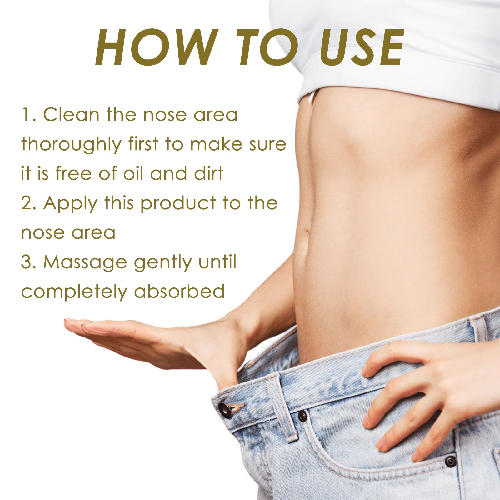 How to apply XIMONTHS nose contour cream
