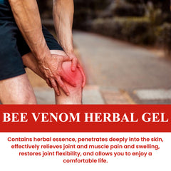 Applying Bee Venom Hip Joint Care Cream to hip joint for pain relief