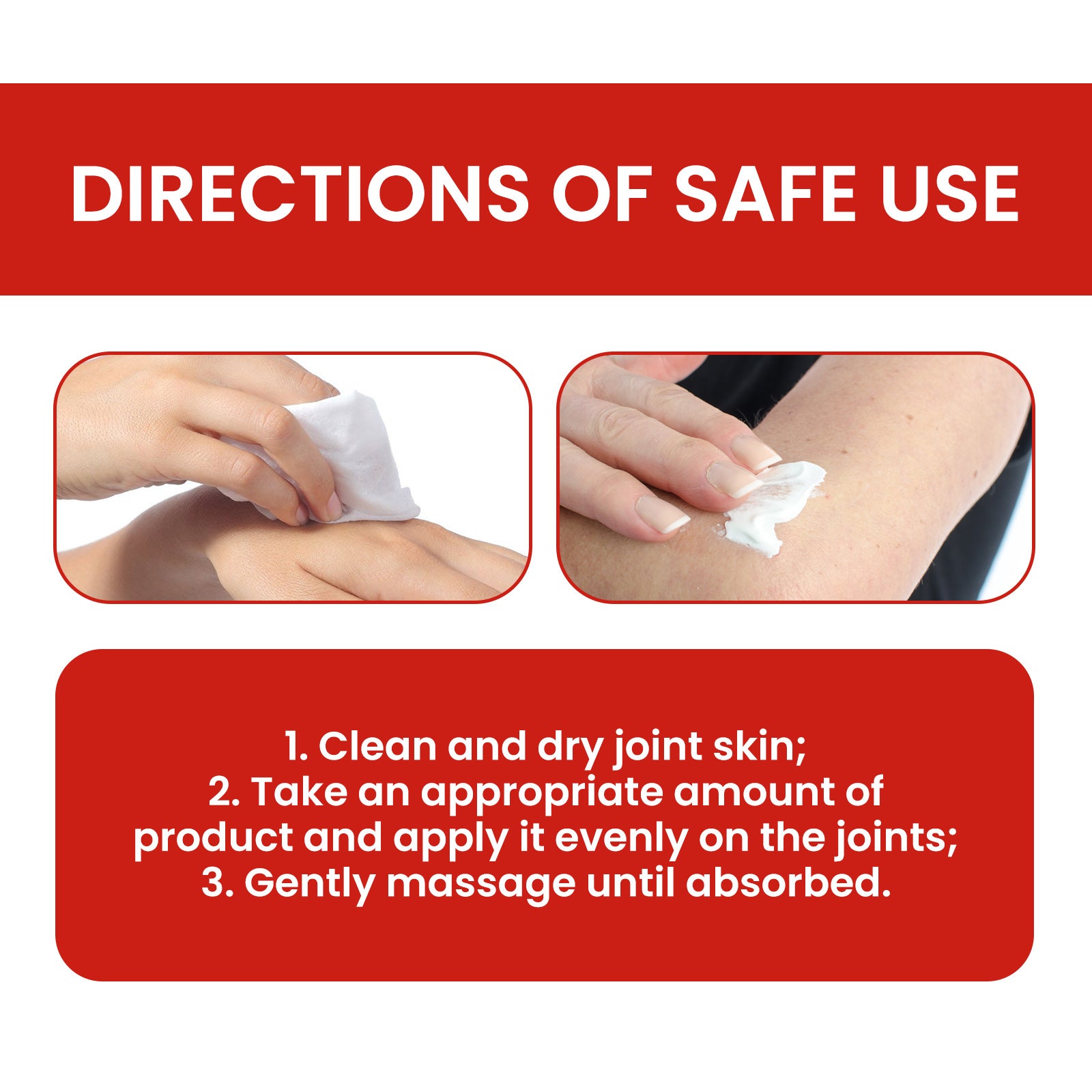 How to use Bee Venom Hip Joint Care Cream for hip joint pain relief