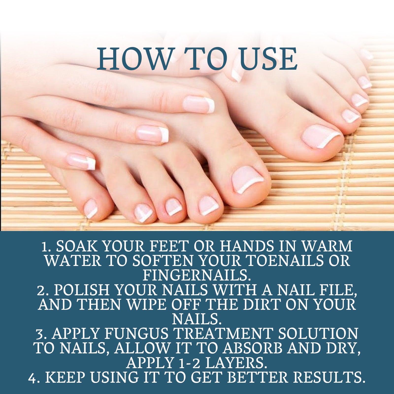 How to apply XIMONTHS nail fungus treatment