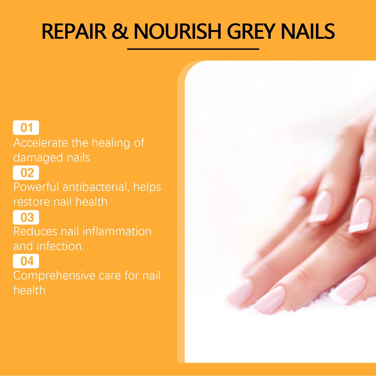 Nail serum for smooth bright-looking nails