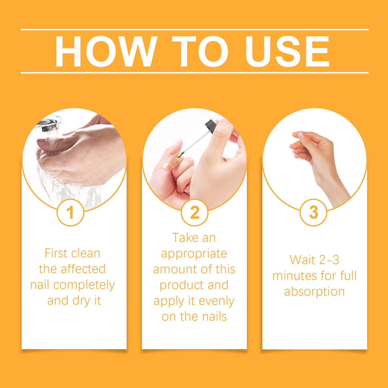 How to use XIMONTHS bee venom nail serum