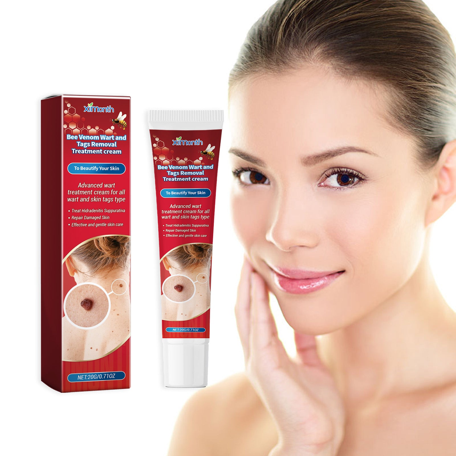 Spot care cream with salicylic acid and tea tree