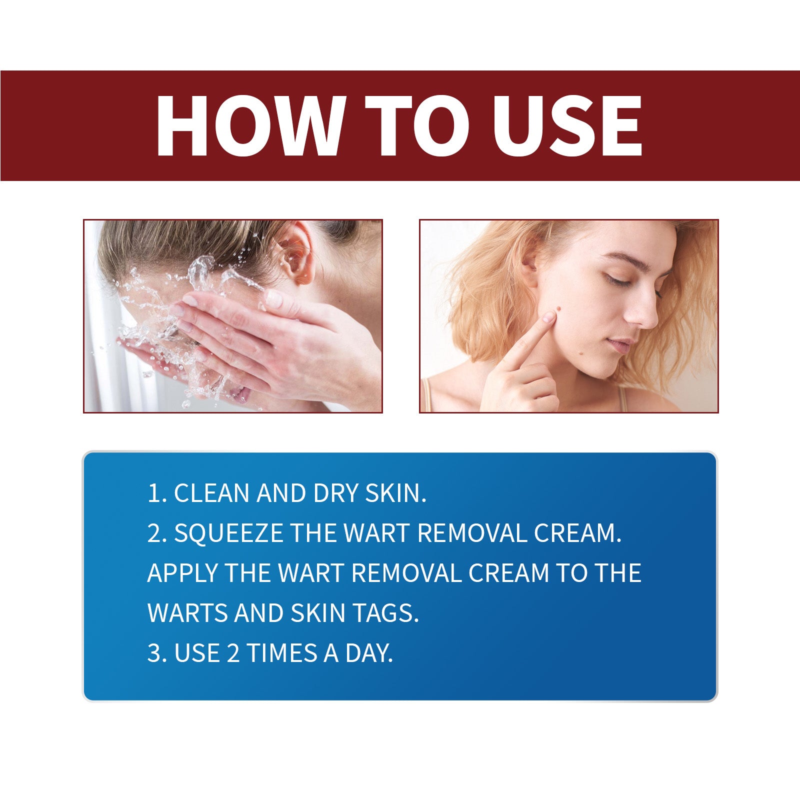 How to apply XIMONTHS spot care cream