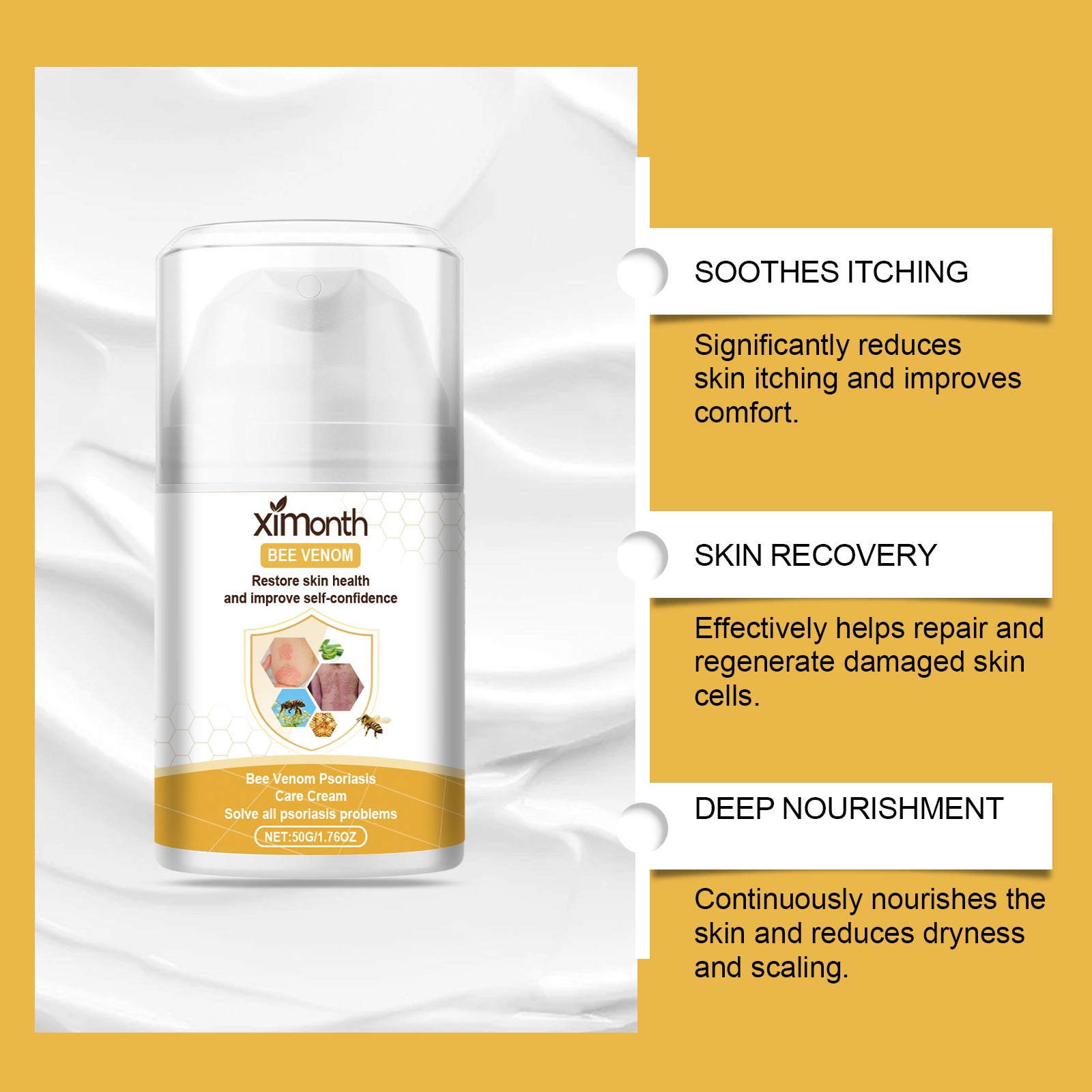 Bee venom care cream botanical ingredient overview