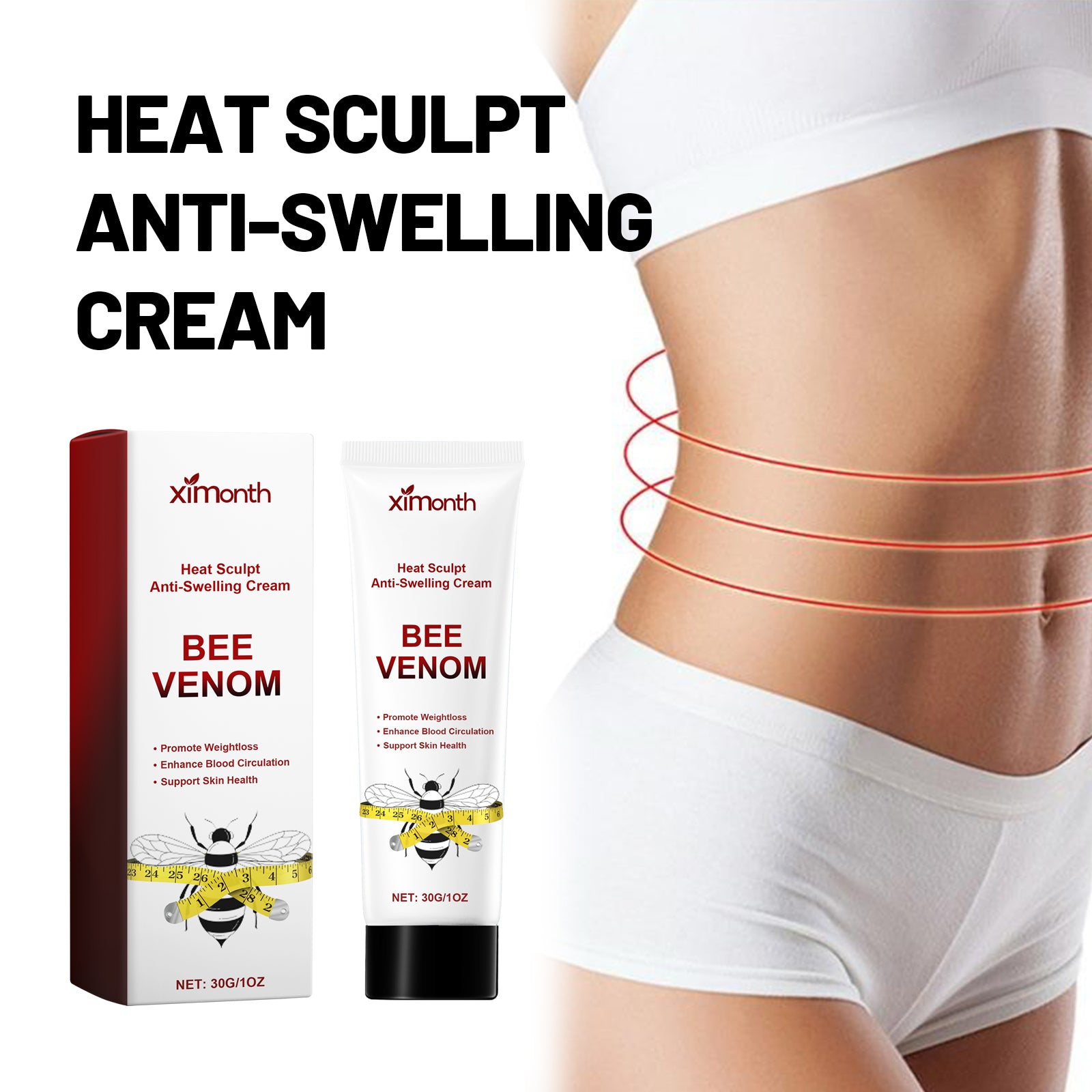 Warming body cream with ginger extract