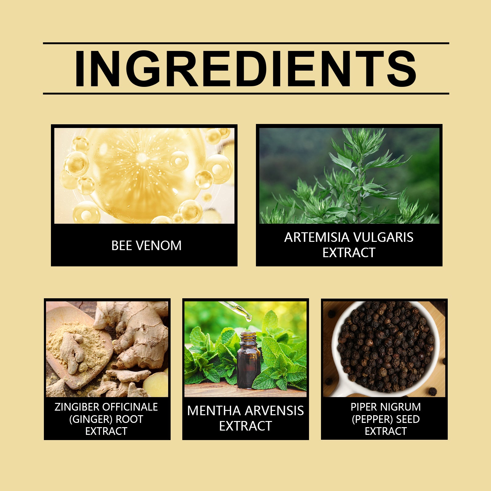 Botanical body patch ingredients
