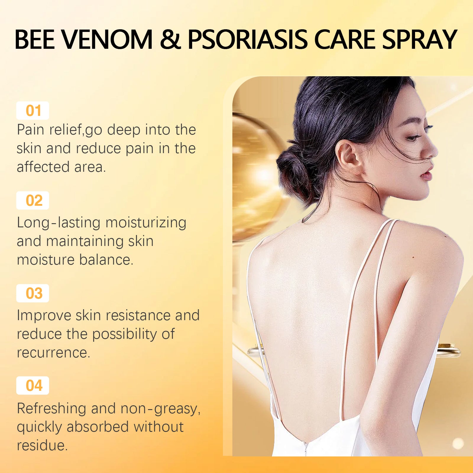 Lightweight spray format for topical skin care