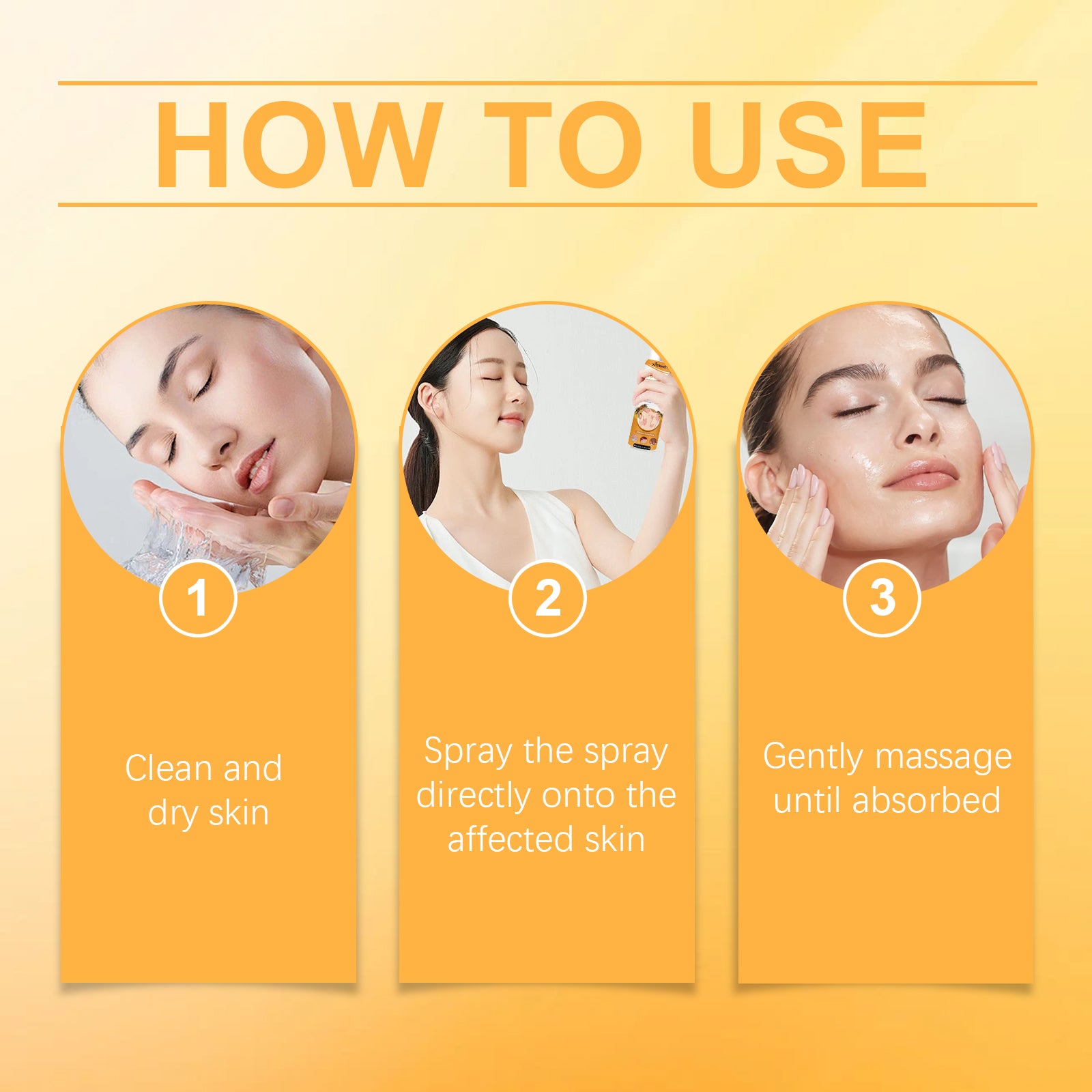 How to apply XIMONTHS psoriasis care spray