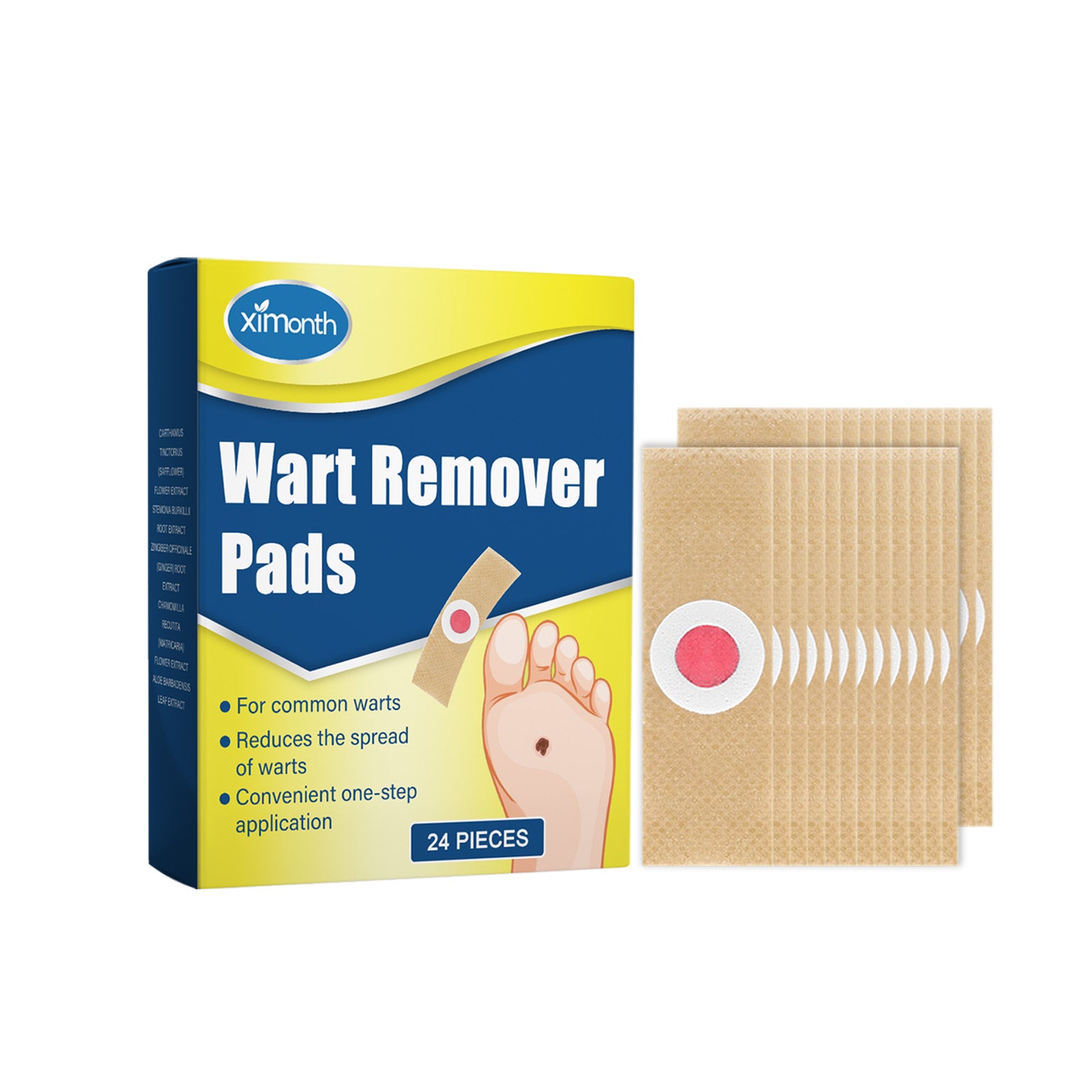 XIMONTHS wart care patch