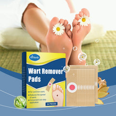Targeted wart care patch for clean dry skin