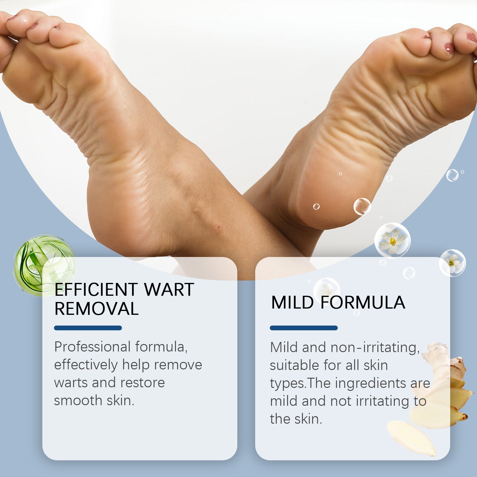 Wart patch for a defined small skin area