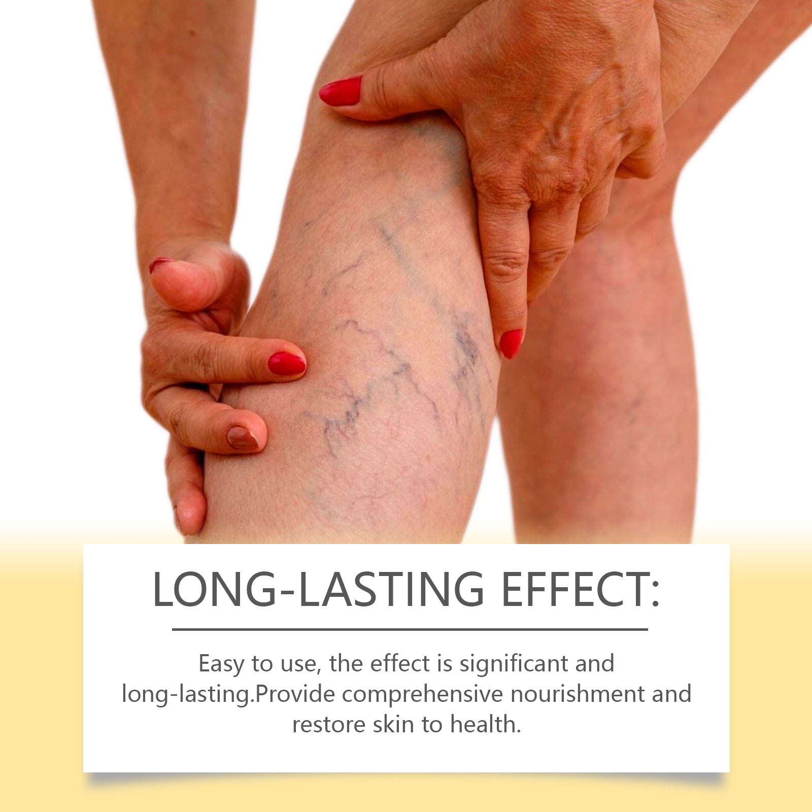 Leg comfort cream with plant extract care