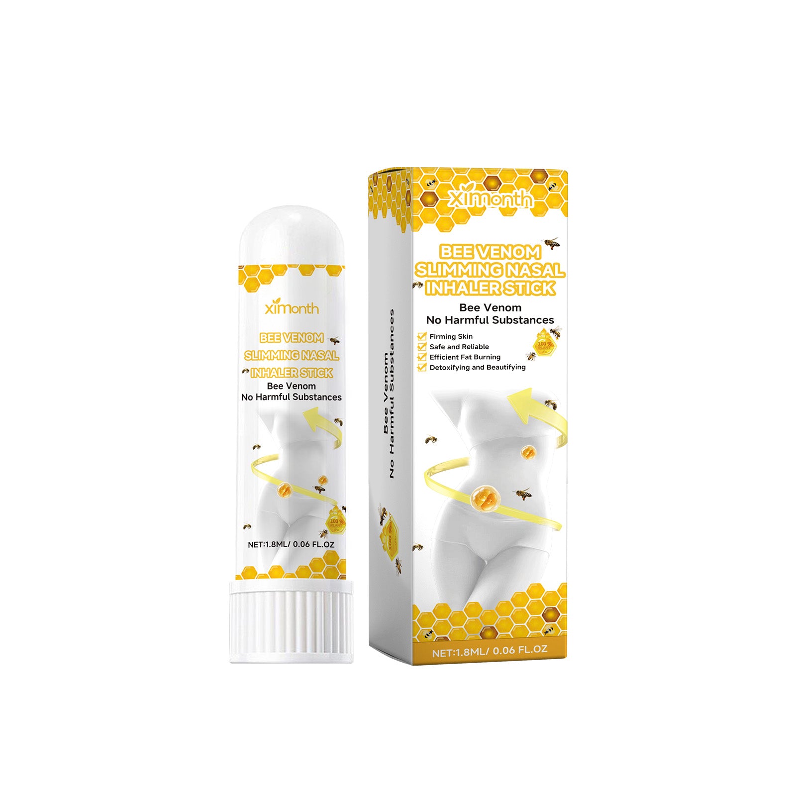 XIMONTHS bee venom herbal nasal inhaler stick