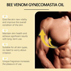 Men's chest moisturizing massage routine