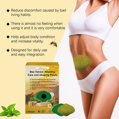 Body shaping patch adhesive format