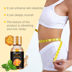Non-sticky body shaping oil texture